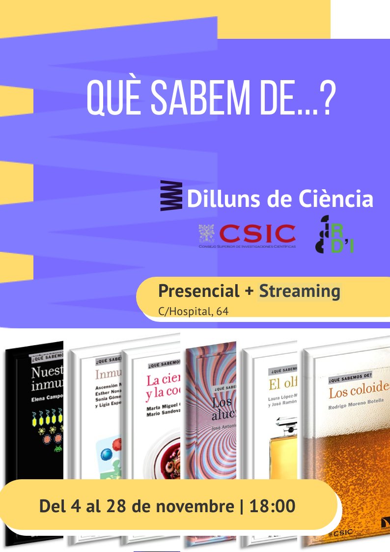 ¿Qué sabemos de...? Lunes de Ciencia